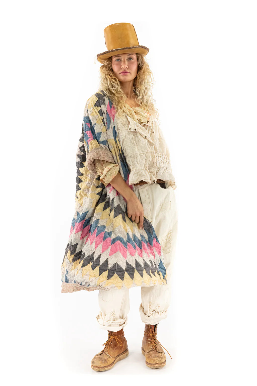 Sitara Quiltwork Kimono 551 - Magnolia Pearl