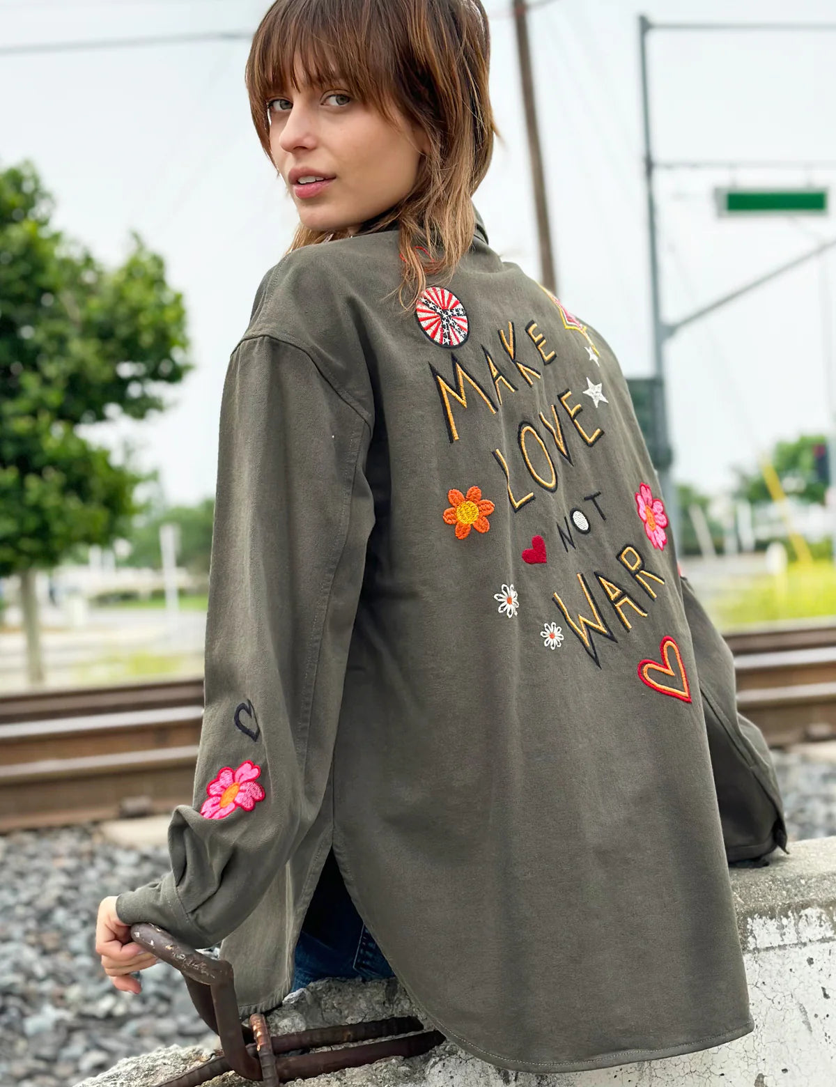 Peace Love and Music Shirt BT6504T - Billy T Shop