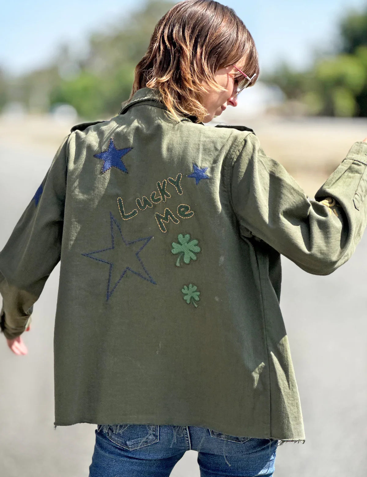 Lucky Me Embroidered Jacket BT6510J - Billy T Shop