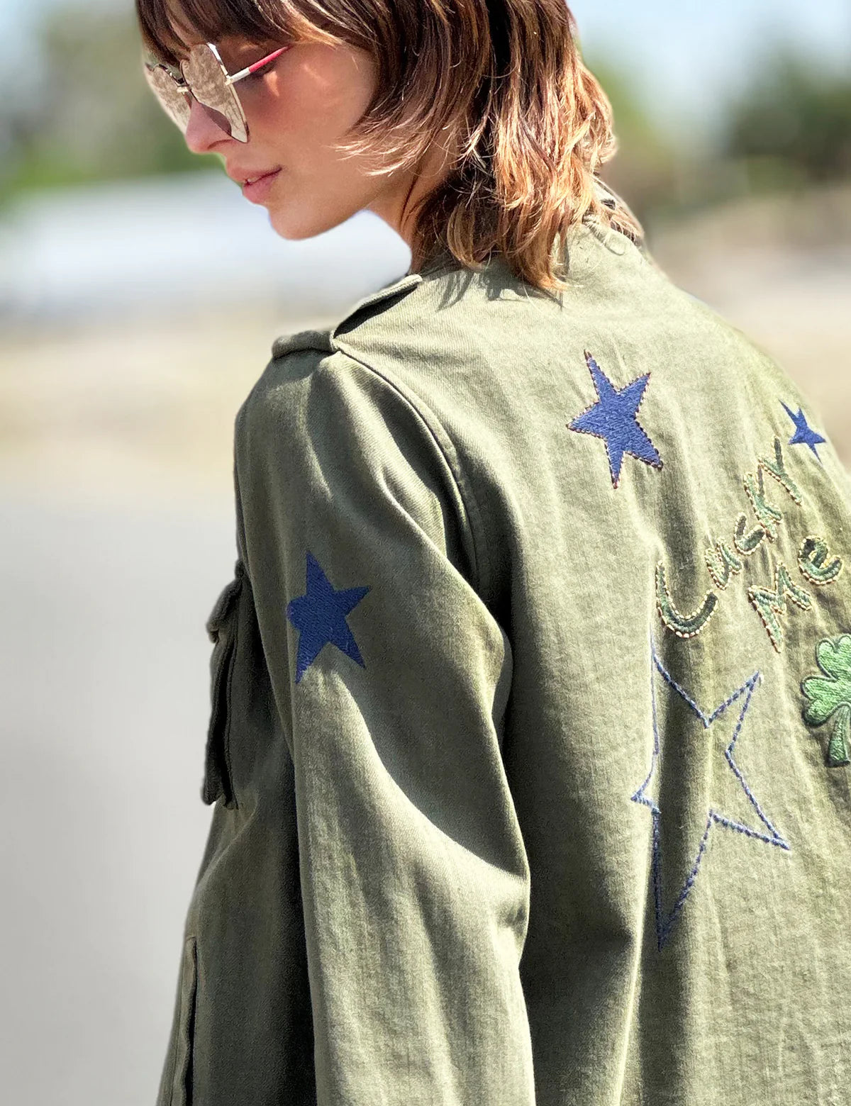 Lucky Me Embroidered Jacket BT6510J - Billy T Shop
