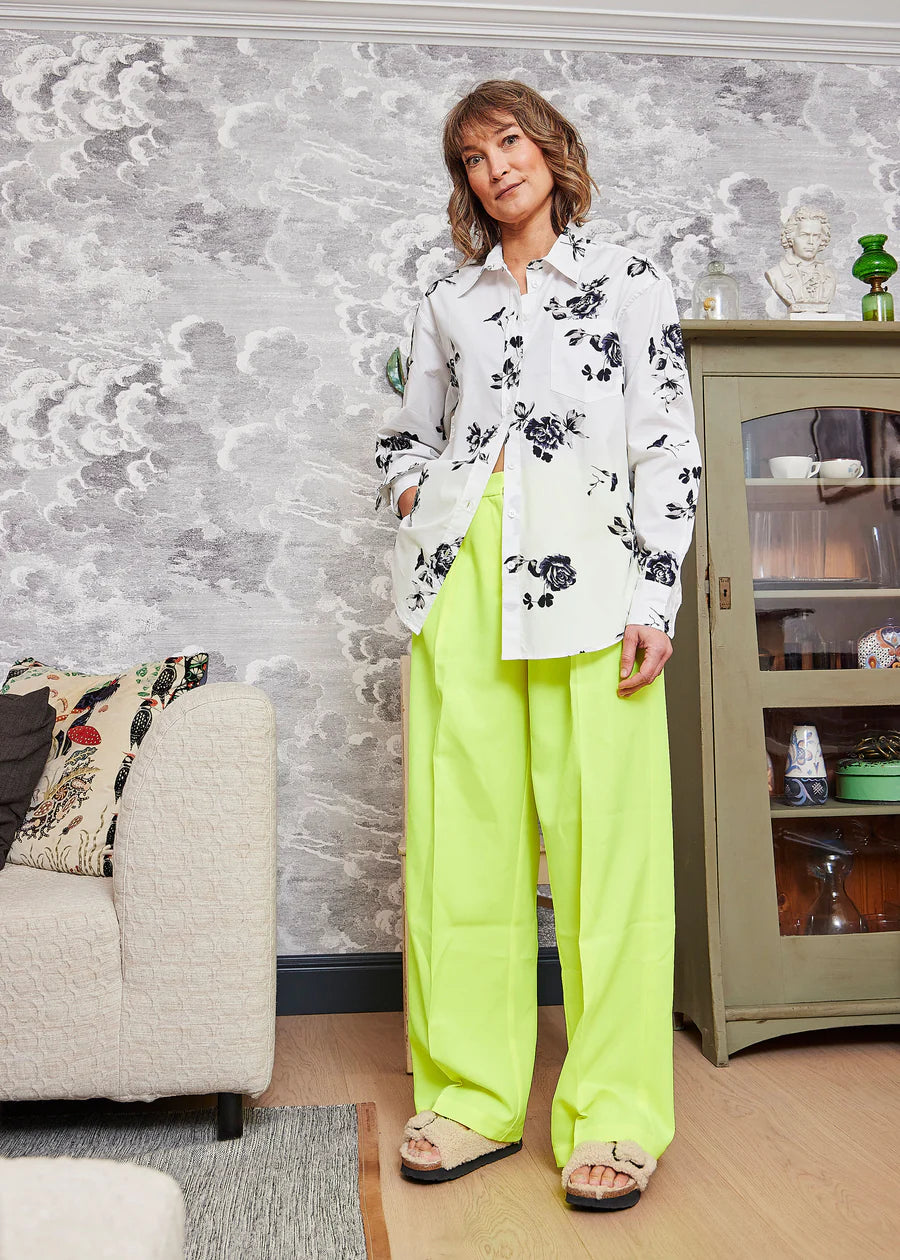 White Black Rose Shirt - Purple Maroon