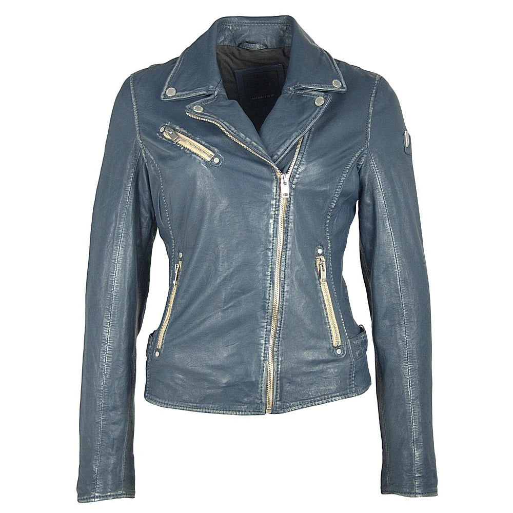 Sofia RF Leather Jacket - Mauritius