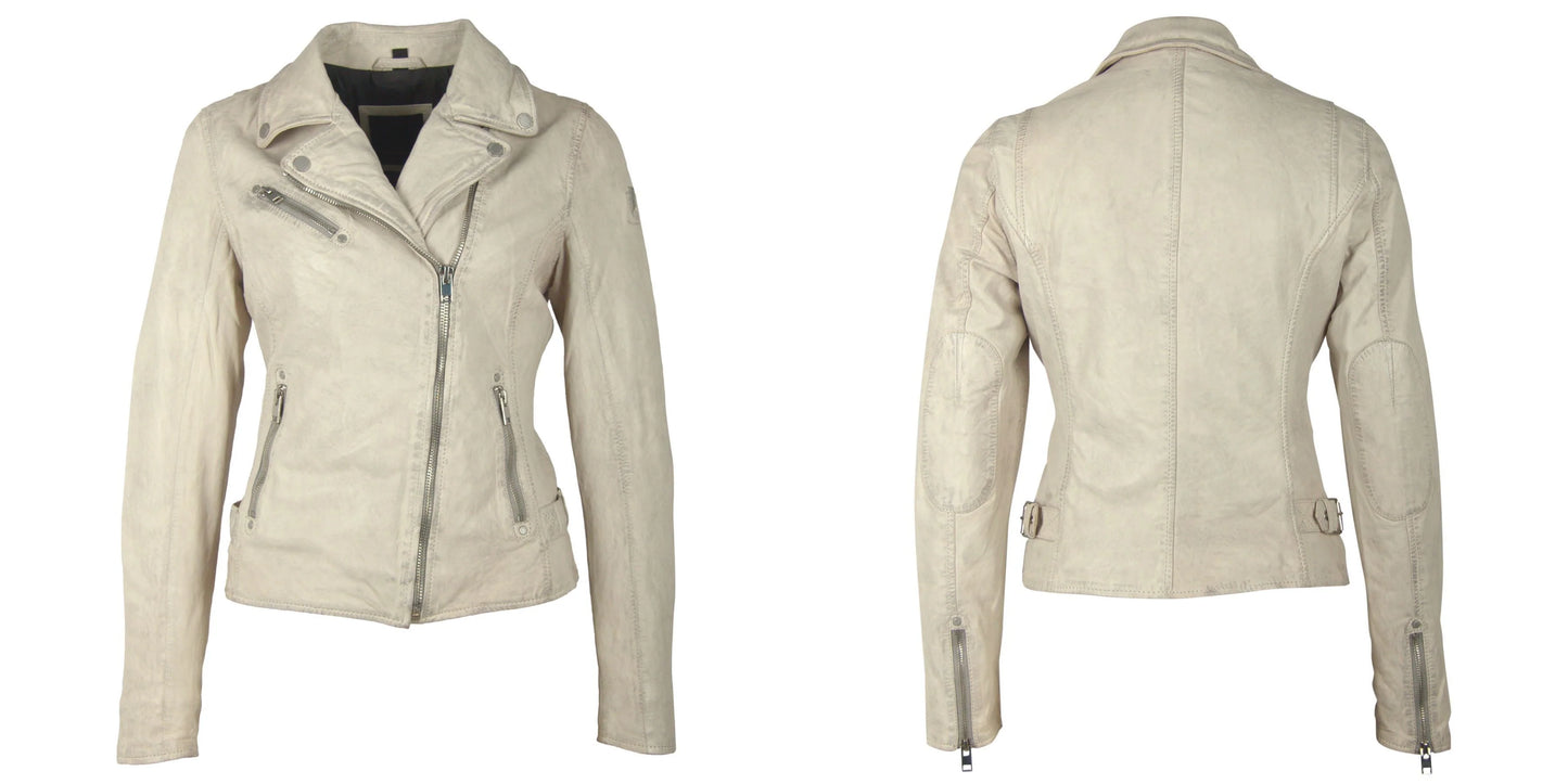Sofia RF Leather Jacket - Mauritius