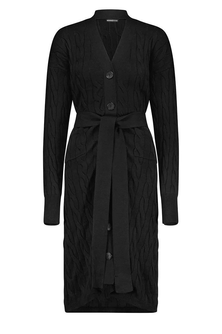 Cotton Cable Belted Duster 8260 - Minnie Rose