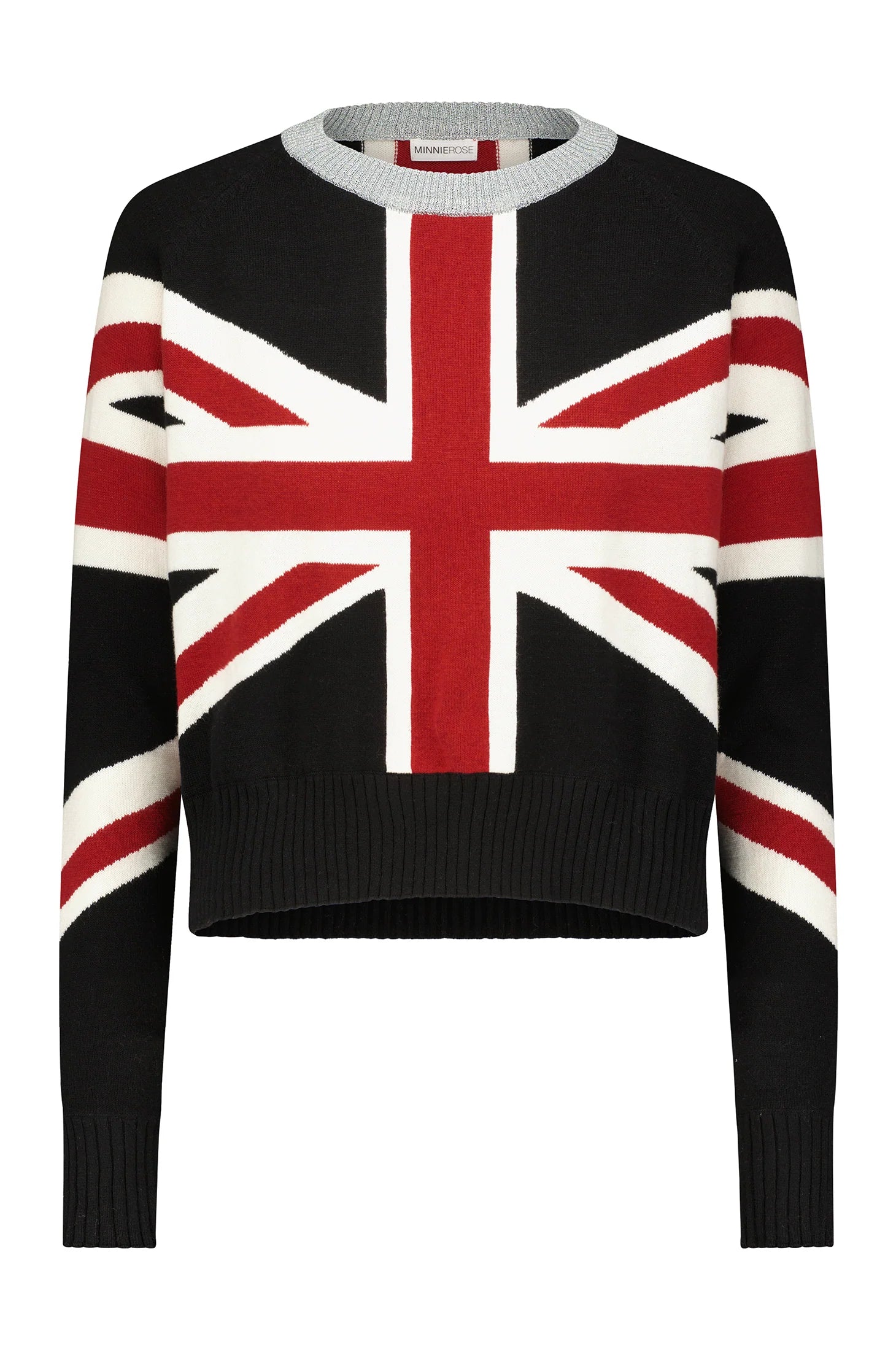 Cotton Cashmere Union Jack Crew 83101 Minnie Rose – Alice Becker Inc