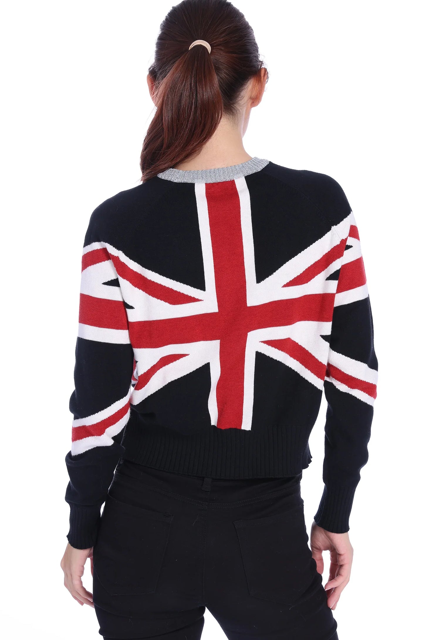 Cotton Cashmere Union Jack Crew 83101 - Minnie Rose
