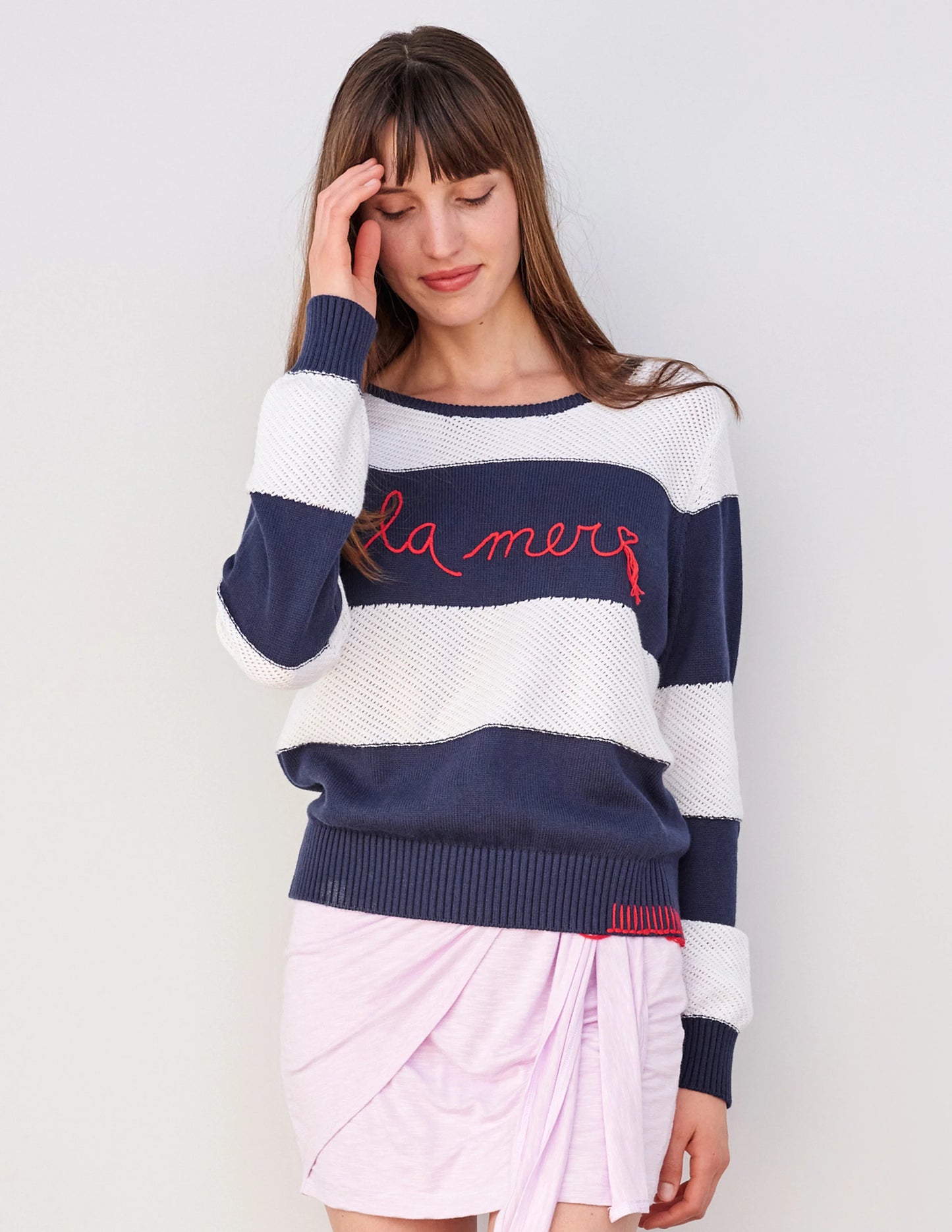 La Mer Striped Sweater SP24-A30-Z66 - Sundry