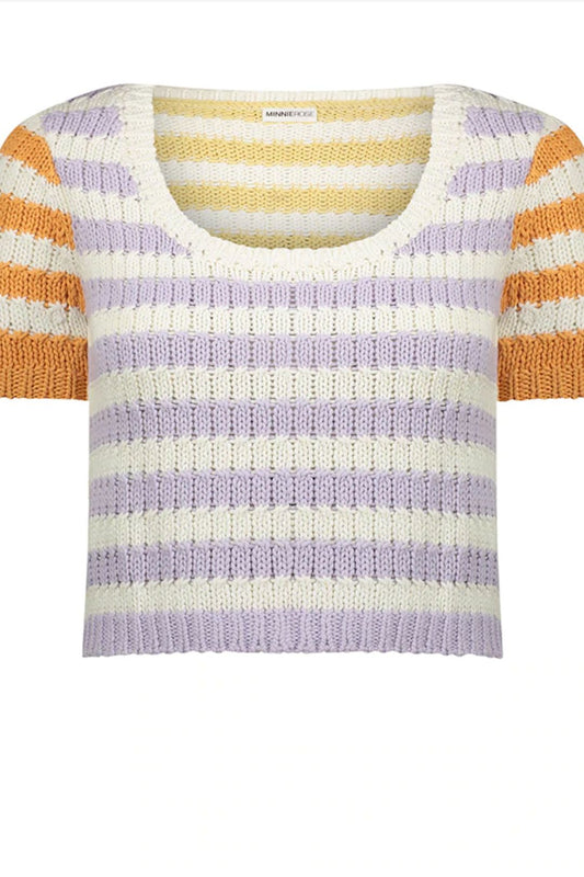 Striped Sweater T7591 - Minnie Rose