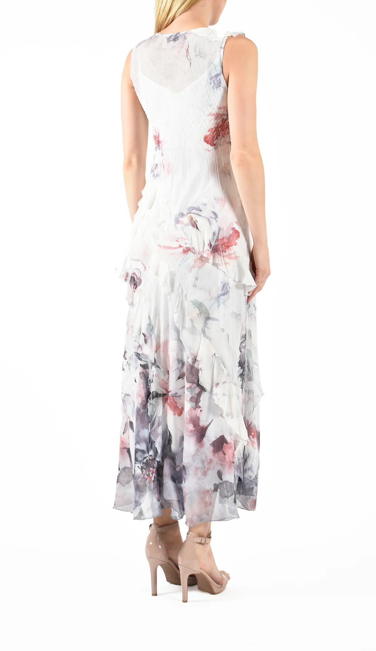 Ruffle Long Dress CTS4409 - KOMAROV