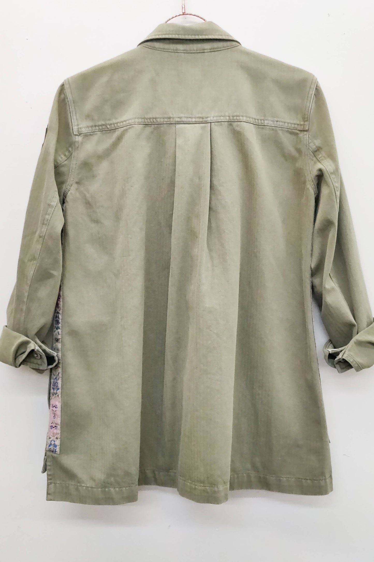 Aria Twill Jacket - Pins Included: Army / S