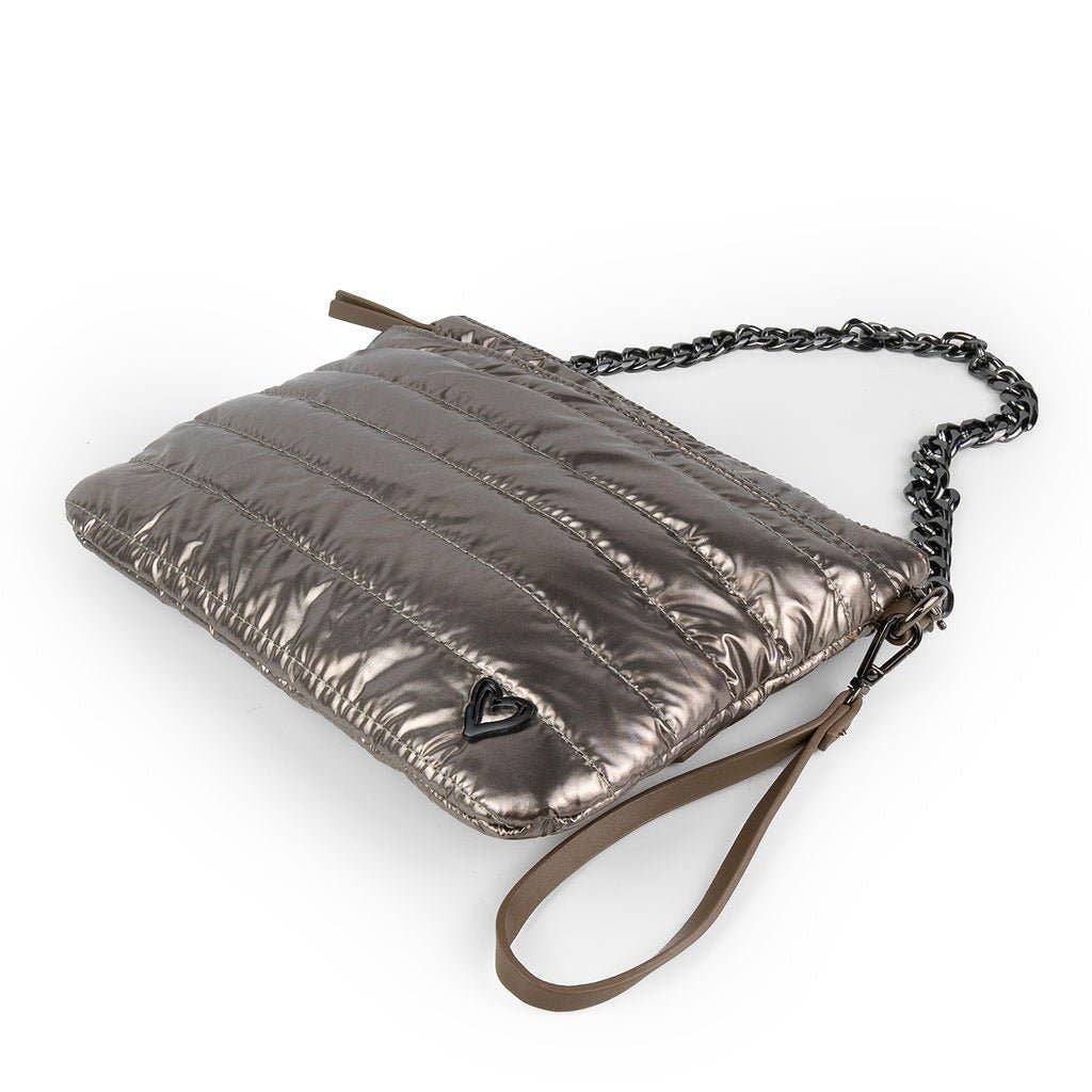 NEW: Delta Puffer Belt/Crossbody Bag - Bronze