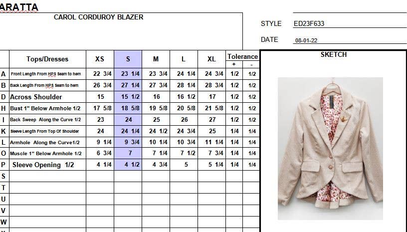 Carol Corduroy Blazer - Aratta