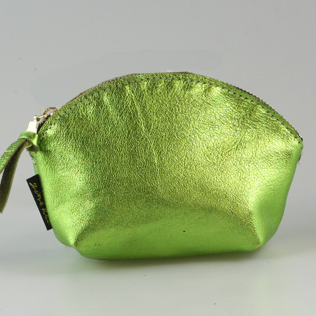 The Metallic Simon Makeup Clutch: Gunmetal