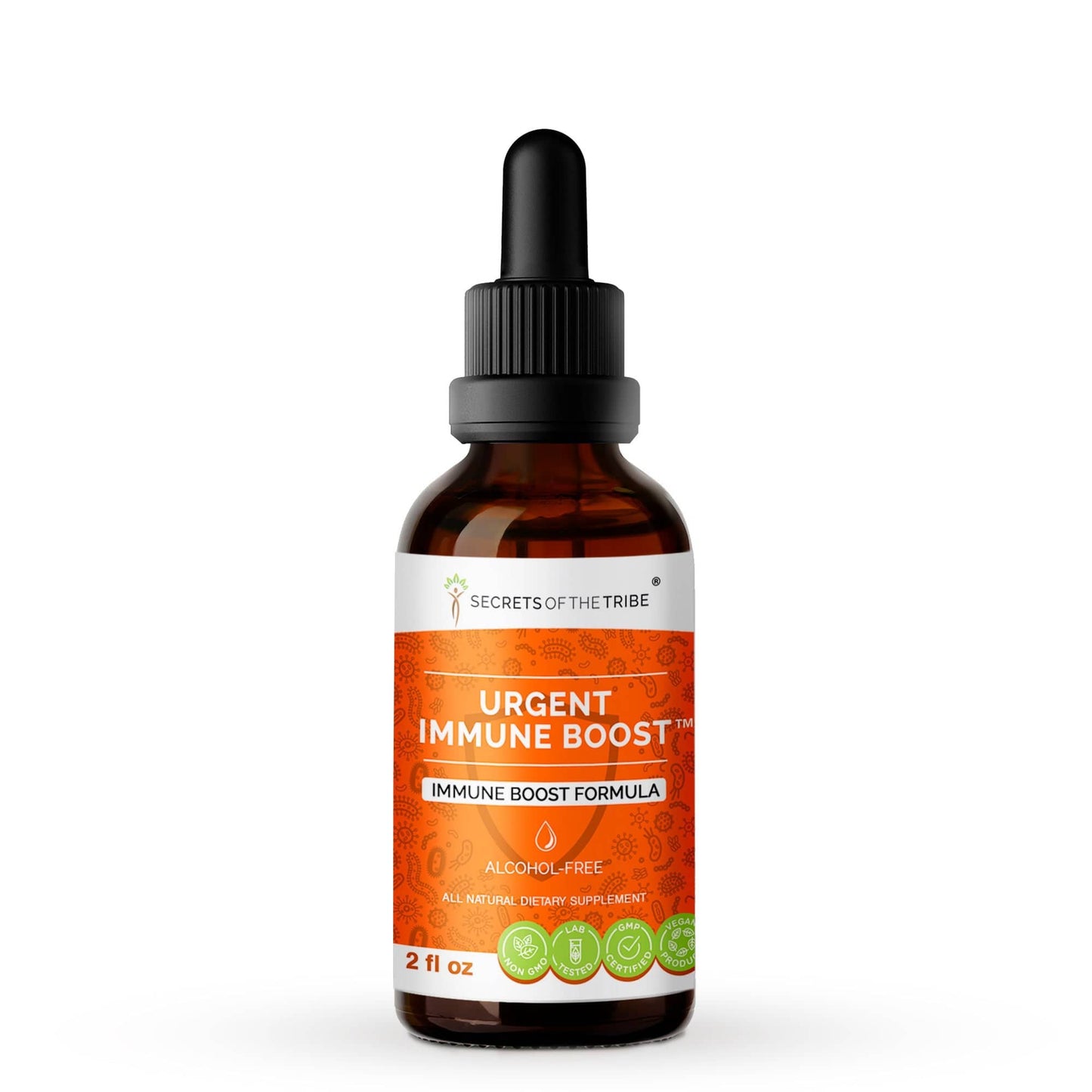 Urgent Immune Boost. Immune Boost Formula: 2 FL OZ / Alcohol-FREE