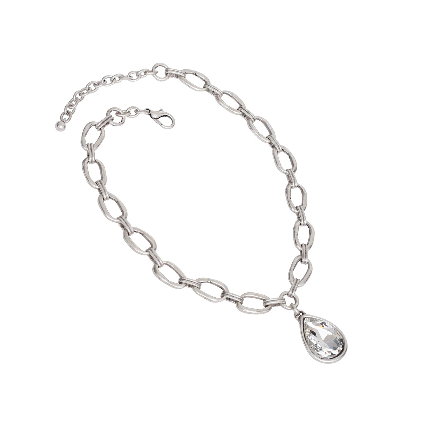 Handmade Queen Drop Crystal Necklace - 3942