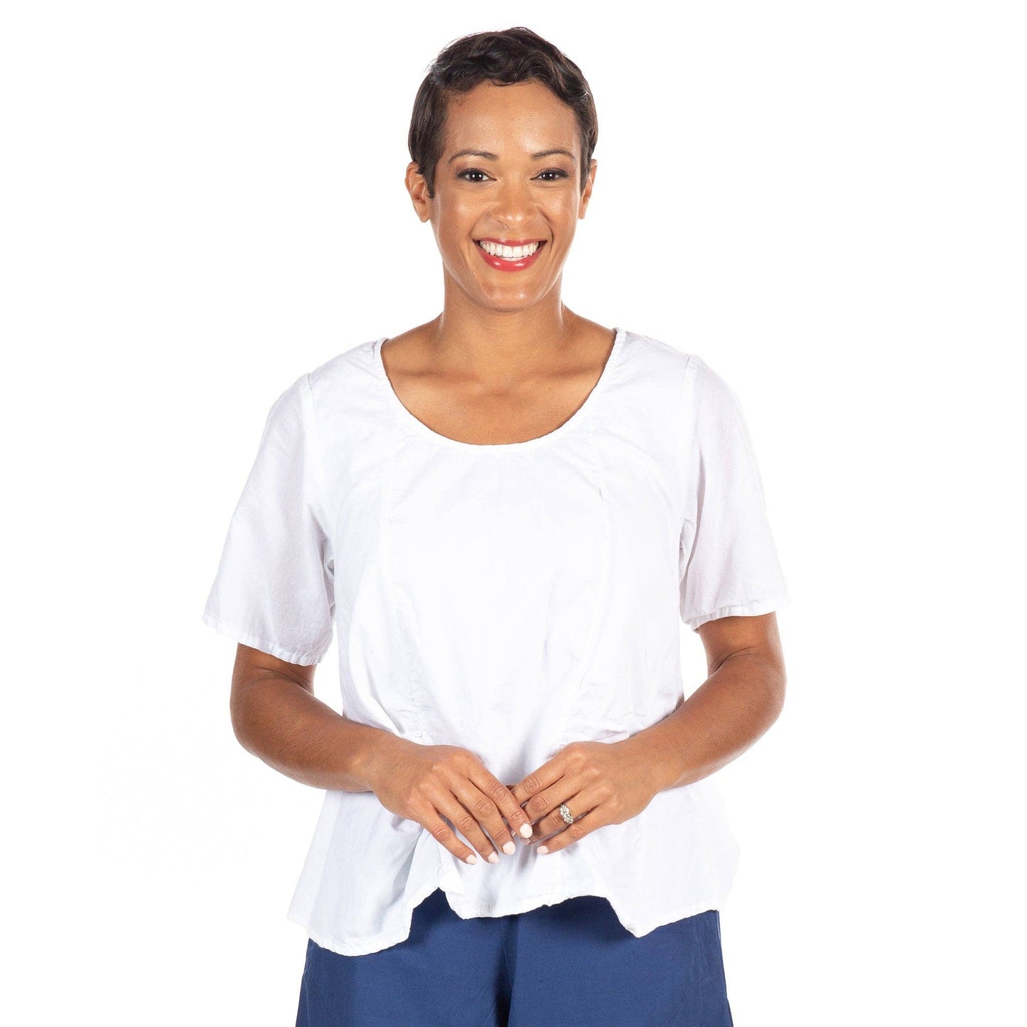 CV404 Carmella Pullover in White*: L