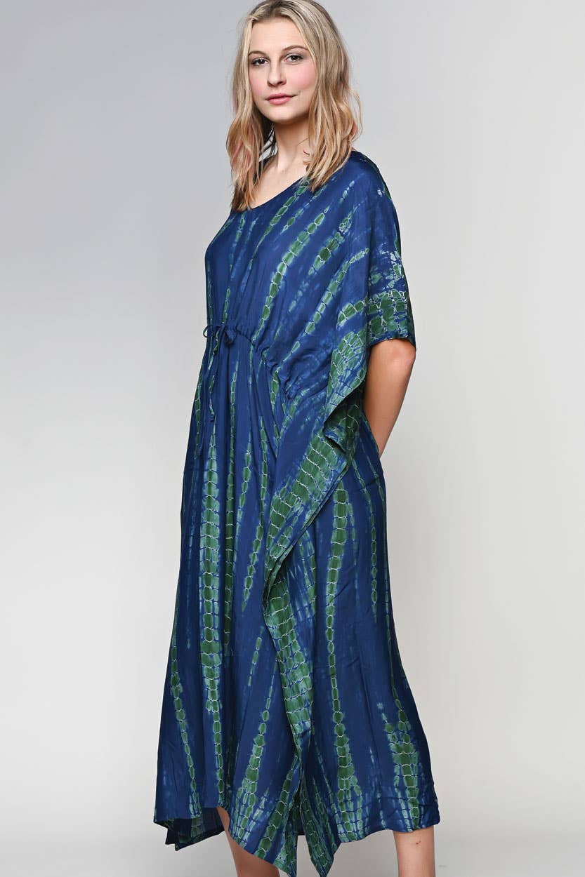 Shibori Caftans - Sevya Handmade