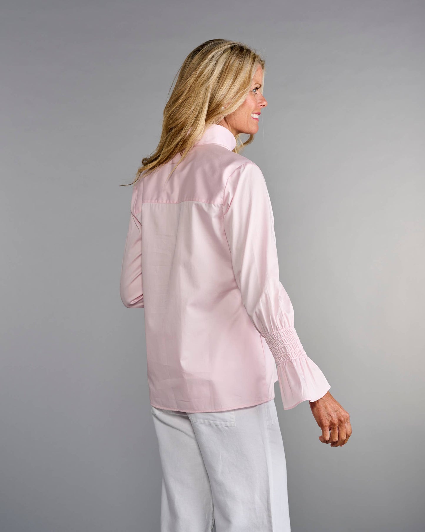 The Smocked Tunic in Ballerina Pink