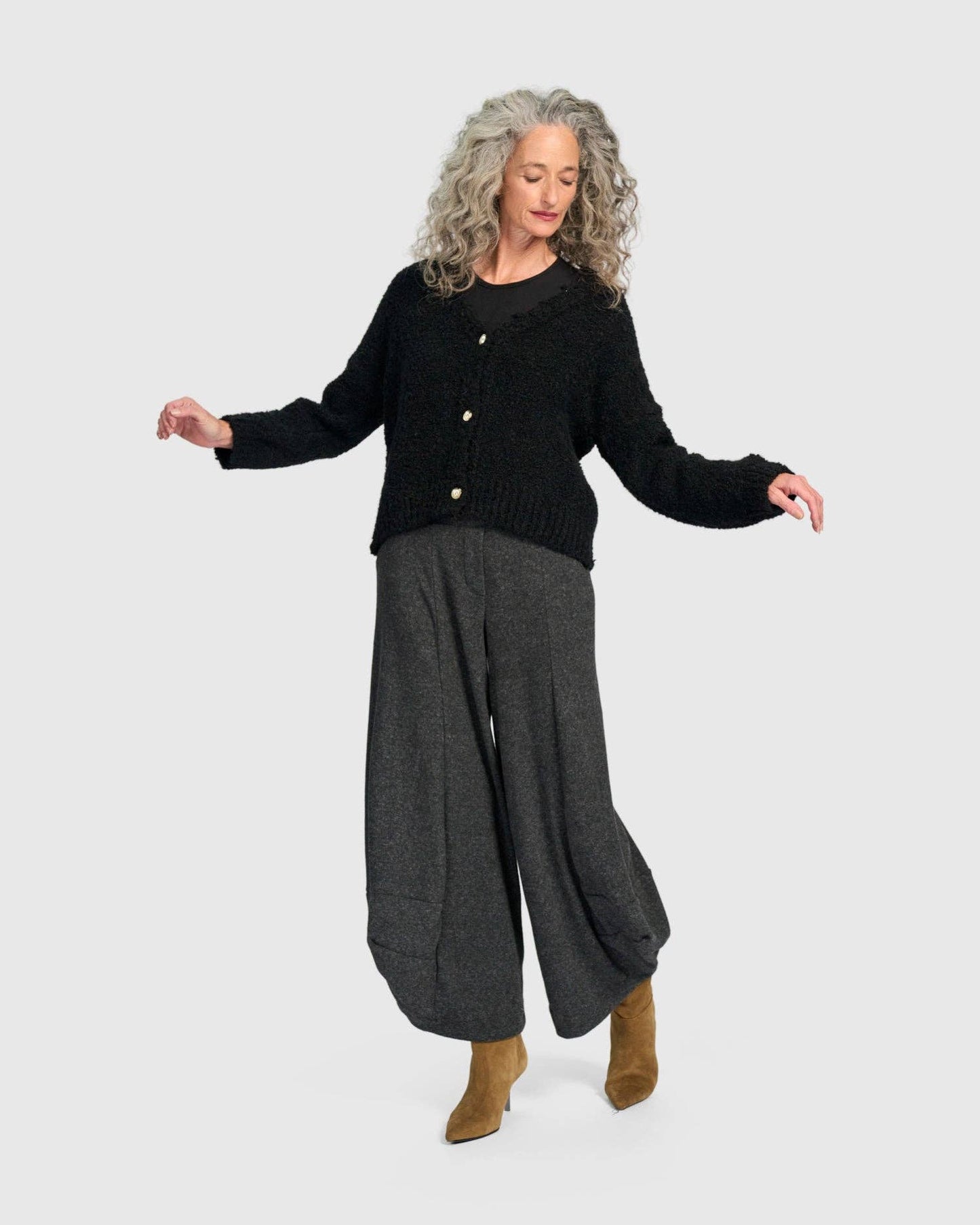Plush Punto Pants, Carbon: Grey / 1 (US 6-8)
