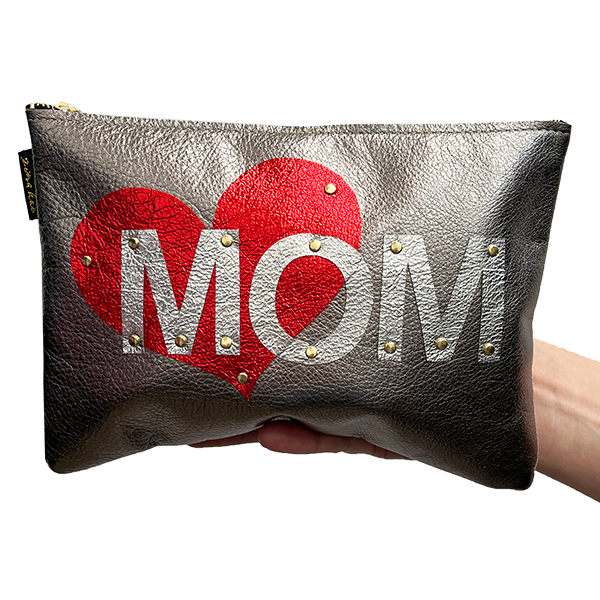 The MOTHER's DAY Carter Clutch : Gunmetal