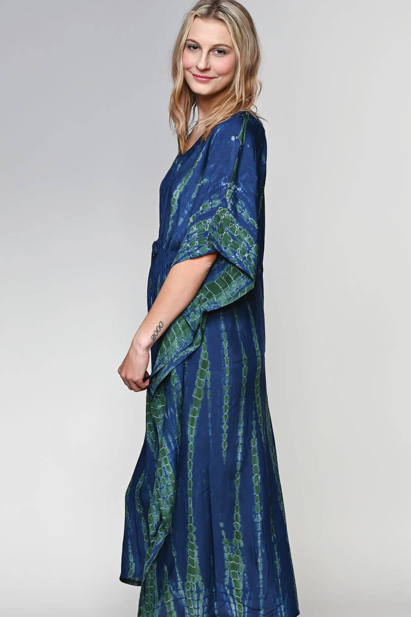 Shibori Caftans - Sevya Handmade