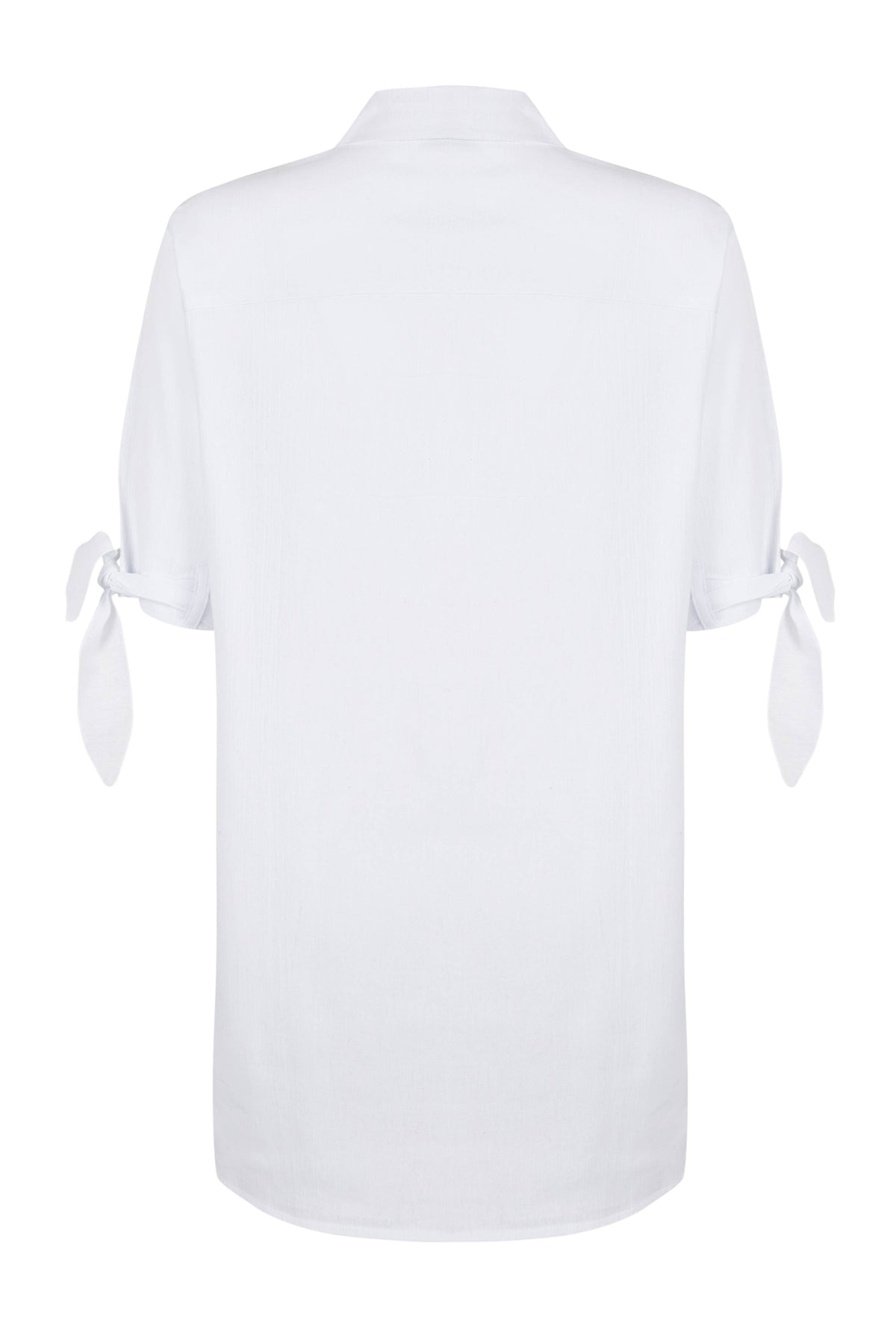 Sherv Mini Dress / Cotton Tunic, Summer Dress, White Dress: SM