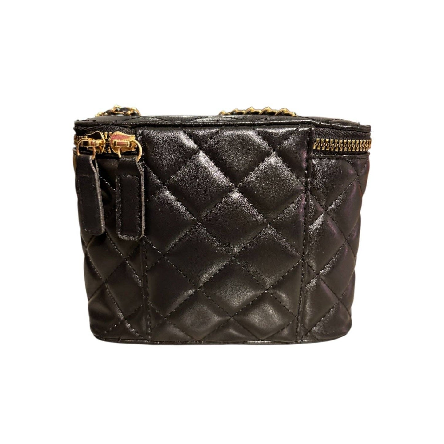 The Azure Quilted Square Crossbody