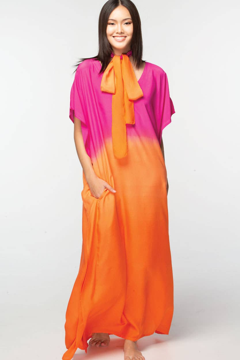 Ombre Cupro Caftans - Sevya Handmade