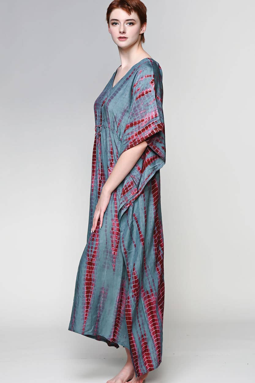 Shibori Caftans - Sevya Handmade