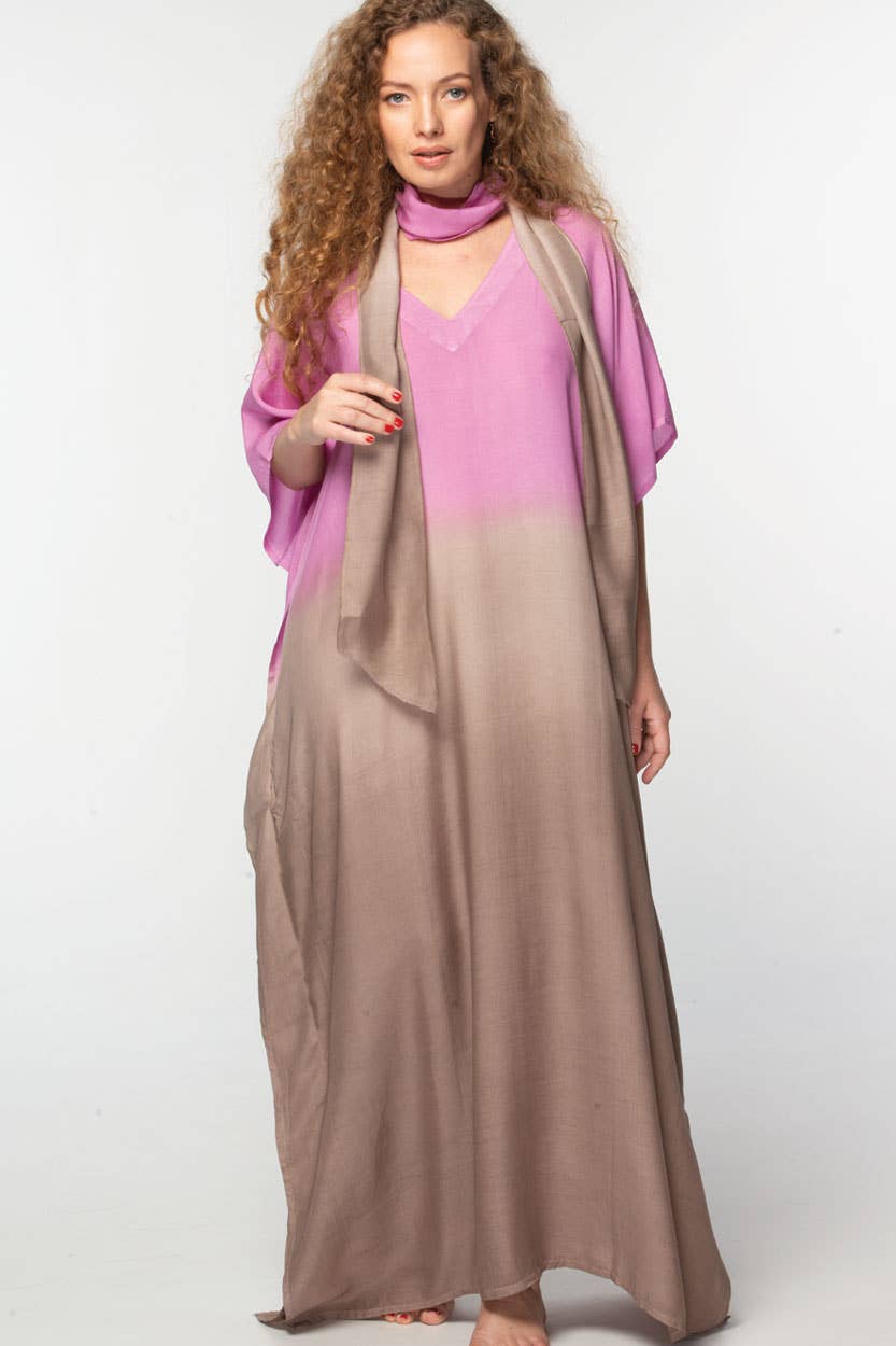 Ombre Cupro Caftans - Sevya Handmade