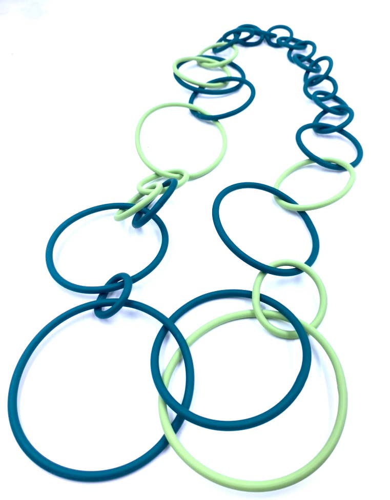 Samuel Coraux OOO2 long necklace: Mic chocolate/brown