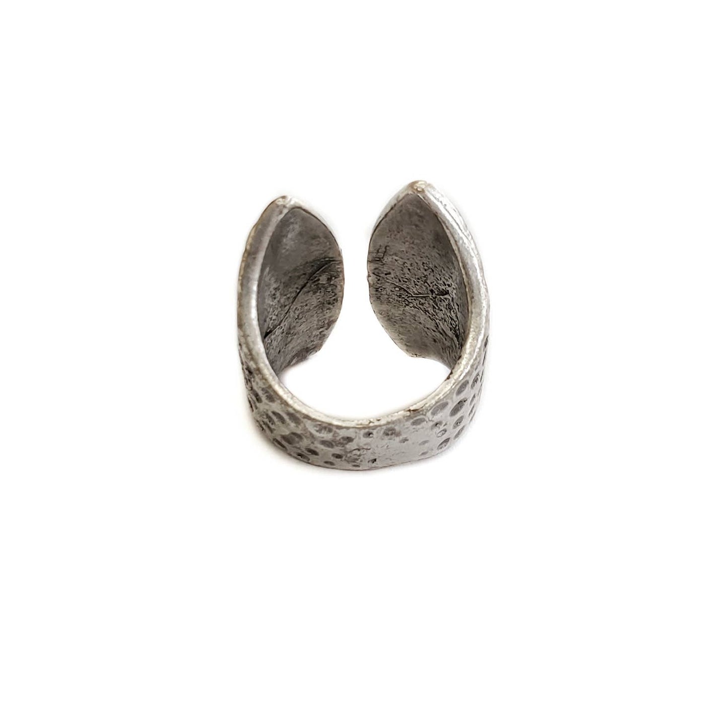 Handmade Brass Ring In Silver Plated - ZRC-044