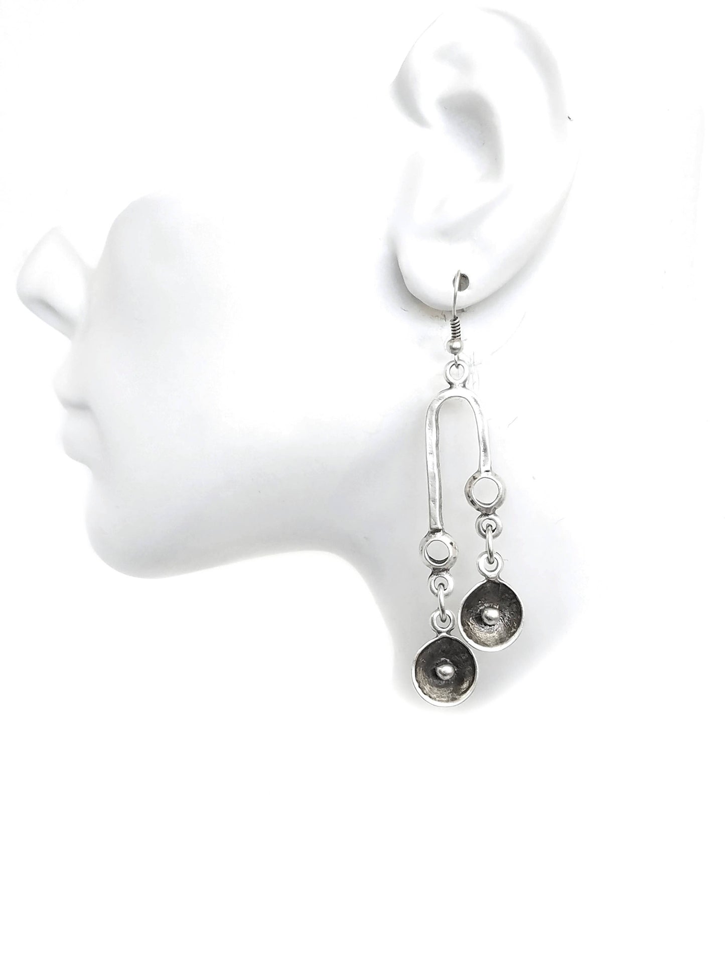 Handmade Pewter Earrings - KU150