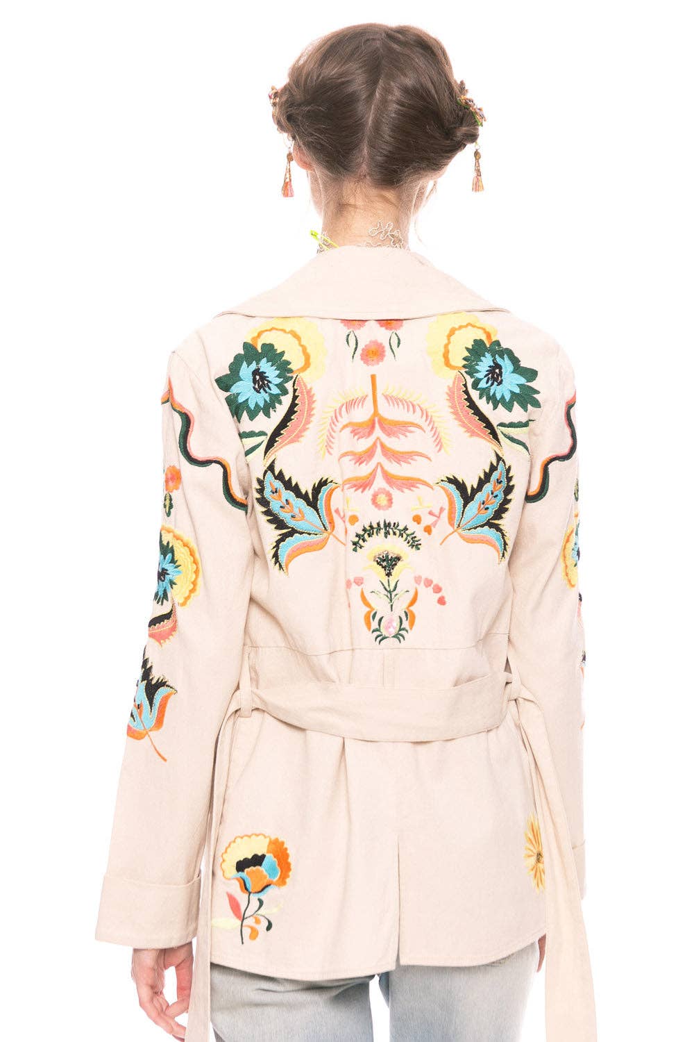 Estrella Embroidered Jacket: M