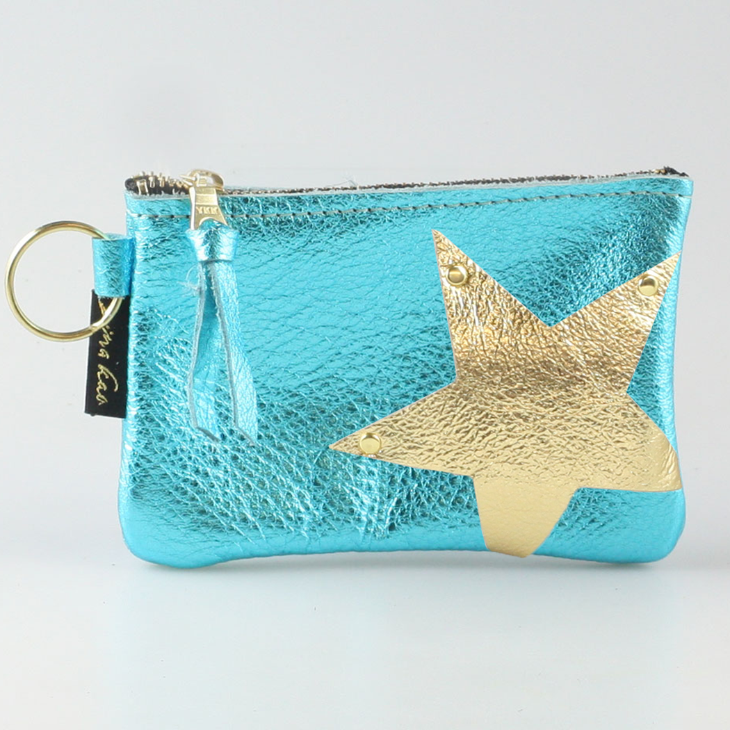 The NEW STAR Applique Kara: Metallics: Lobster Claw / Jet w/Gold Star