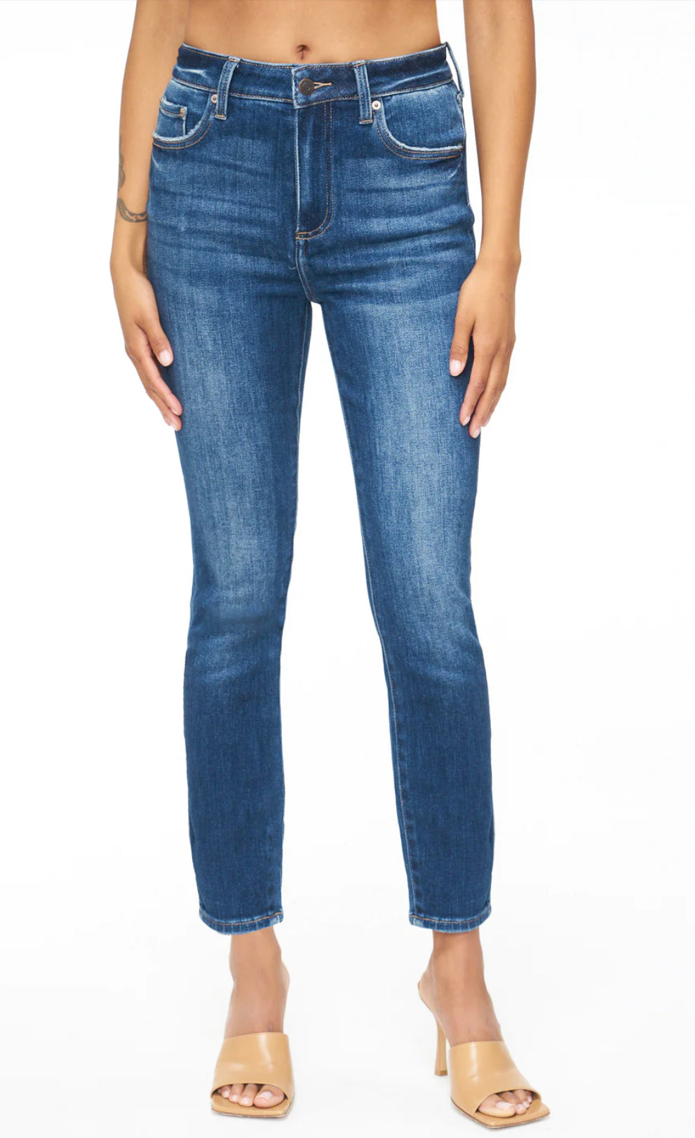 Aline High Rise Skinny Crop - PISTOLA
