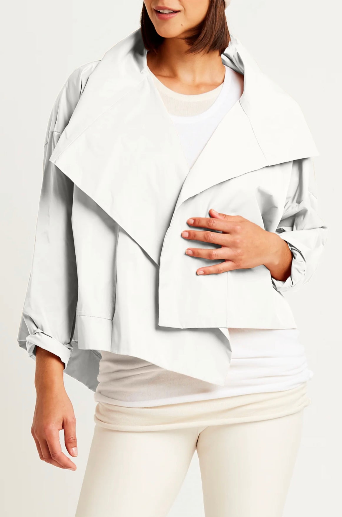 Cropped Asymmetrical Jacket - PLANET