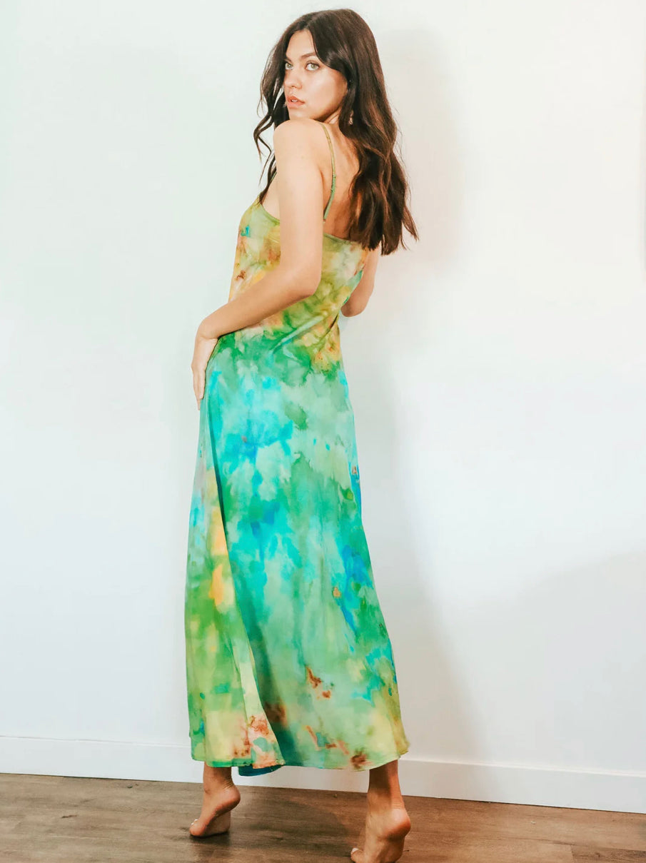 Bias Cut Mermaid Maxi - Haley Solar