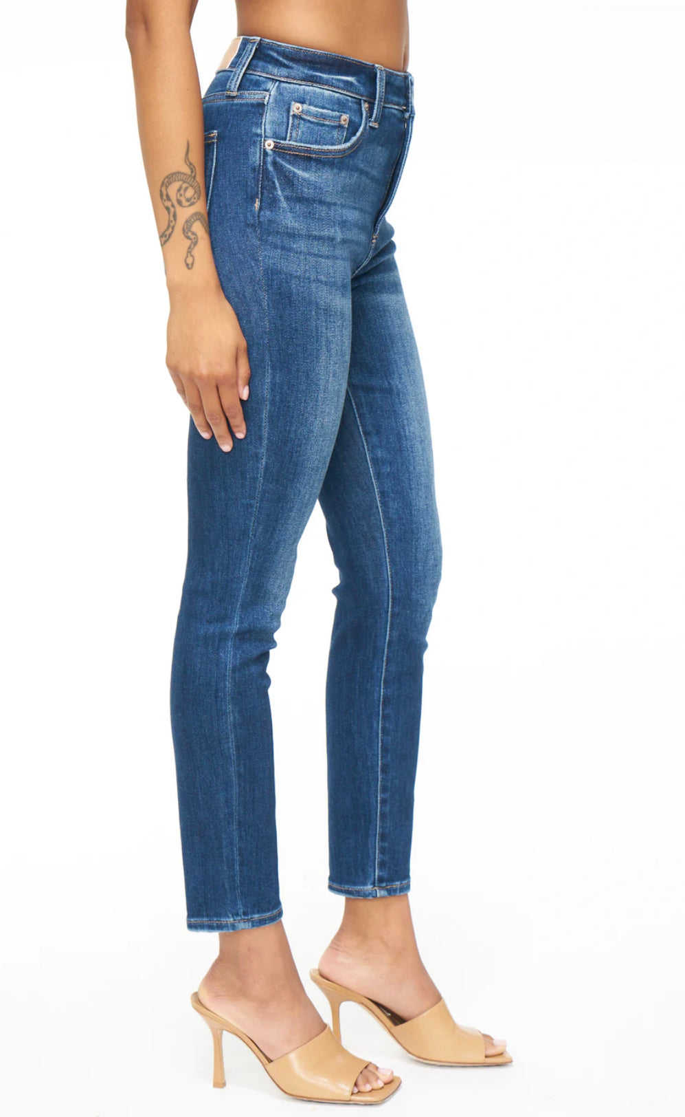 Aline High Rise Skinny Crop - PISTOLA