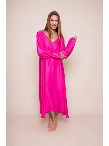 Walker Satin Relaxed Fit Maxi Dress - Suzy D London