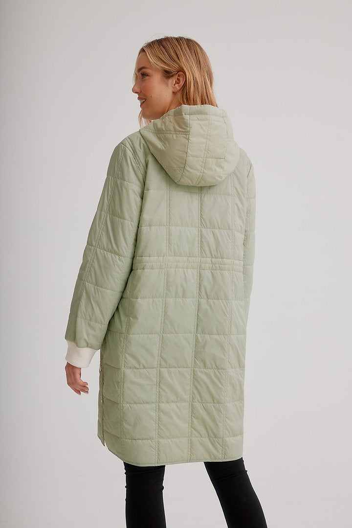 Quilted Hooded Jacket K5457RN-373 Nikki Jones