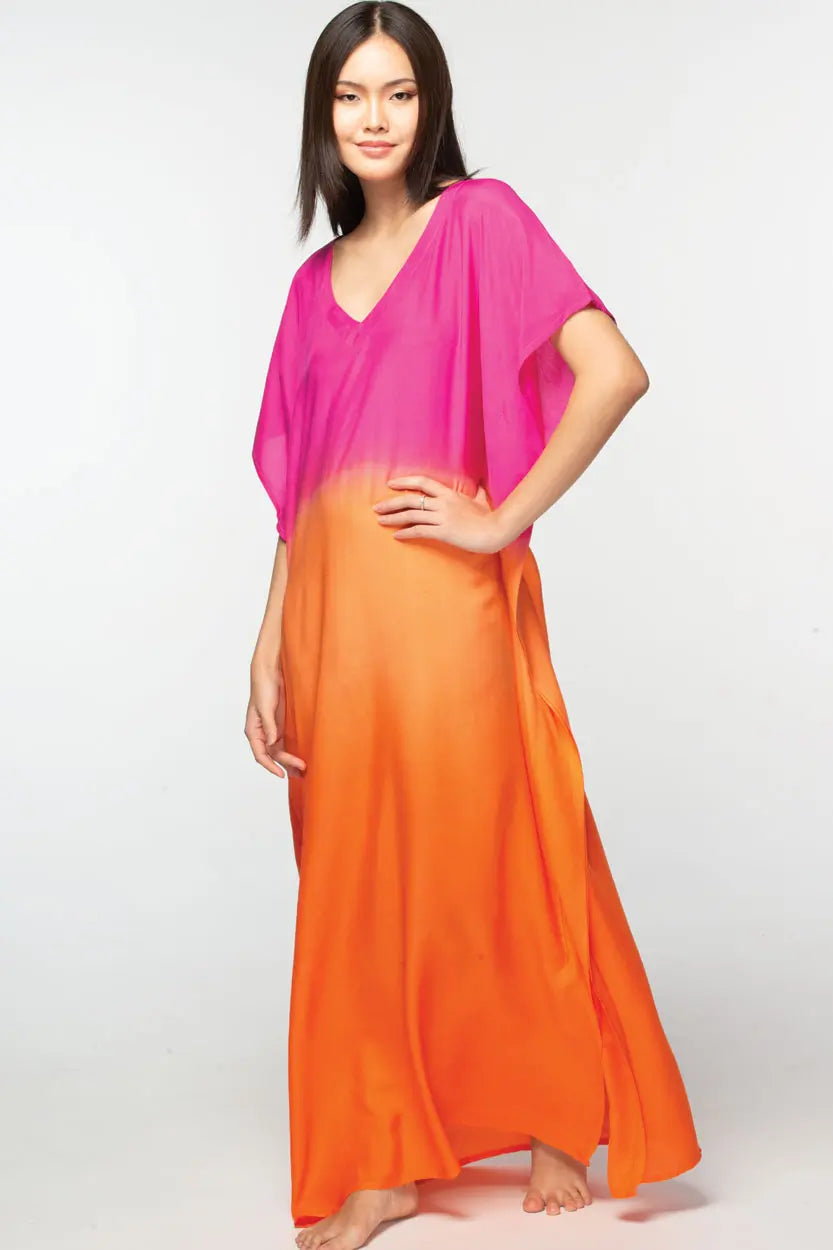 Ombre Cupro Caftans - Sevya Handmade