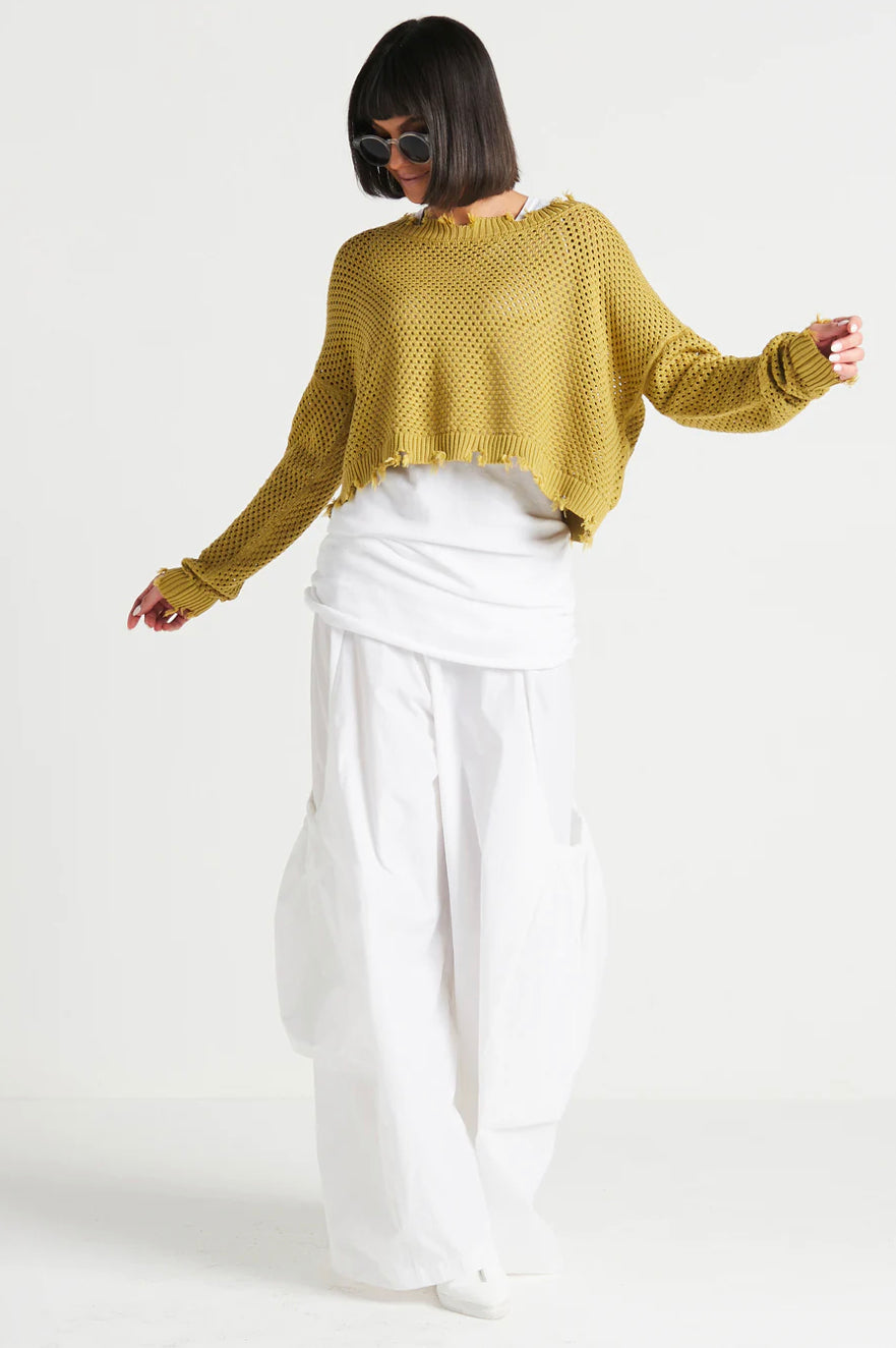 Pin Dot Boatneck Sweater 158K - PLANET