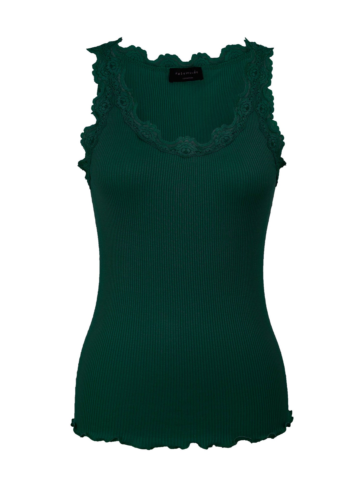 Silk Top w/lace - Rosemunde