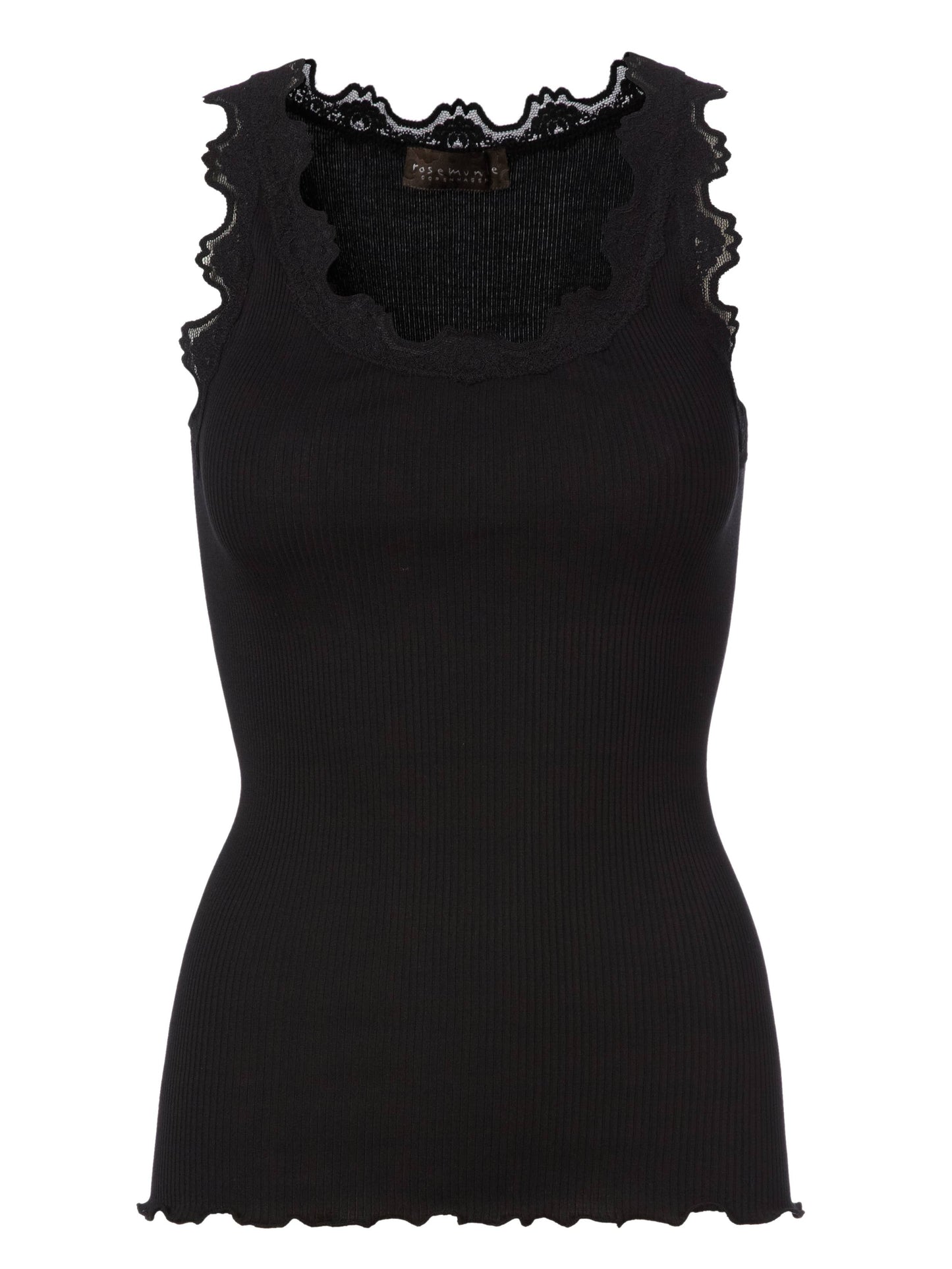 Silk Top w/Lace - Rosemunde