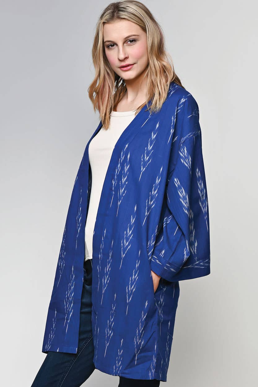 Ikat Handloom Kimono - Sevya Handmade