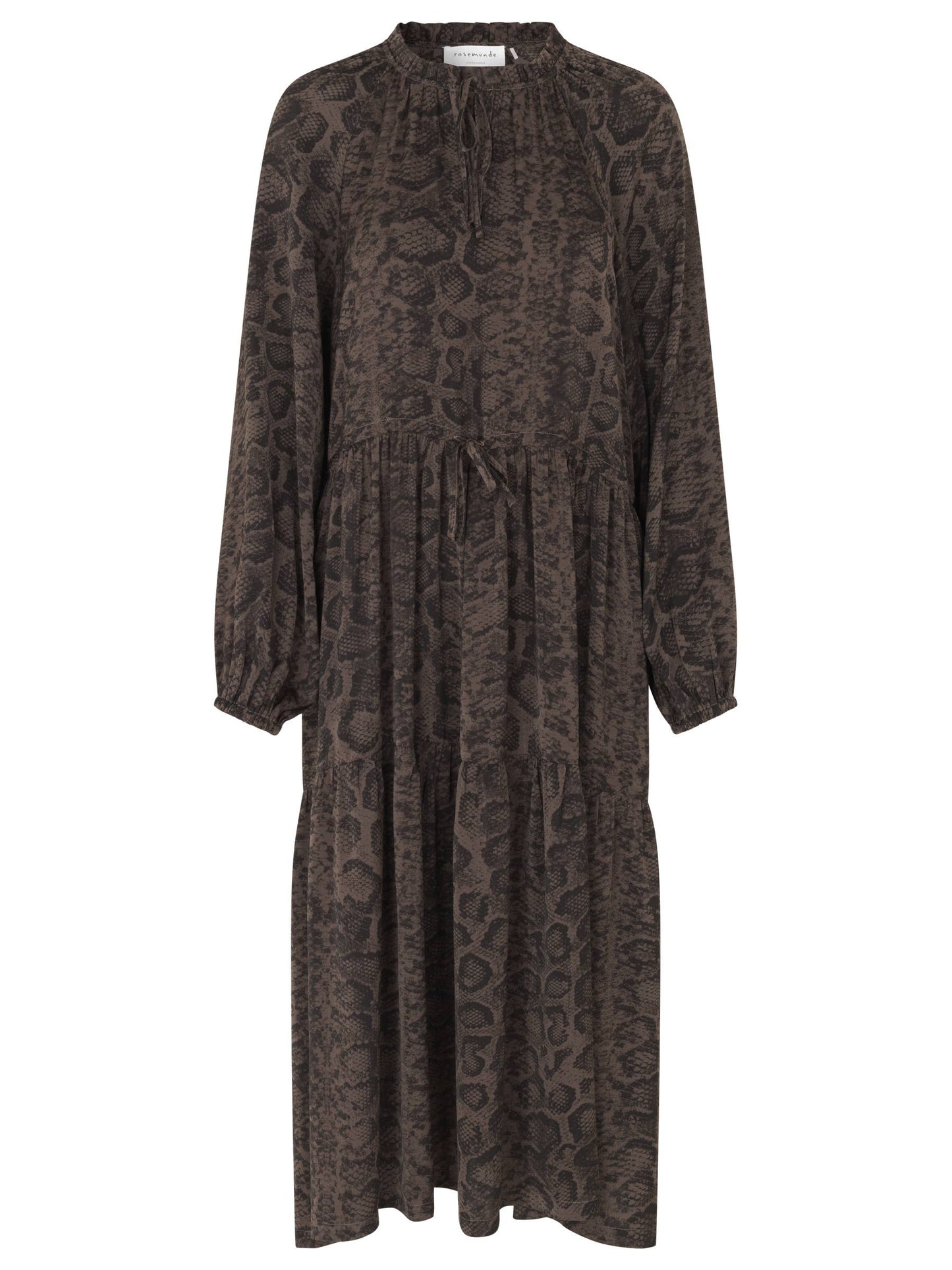 Dress LS w/snake print