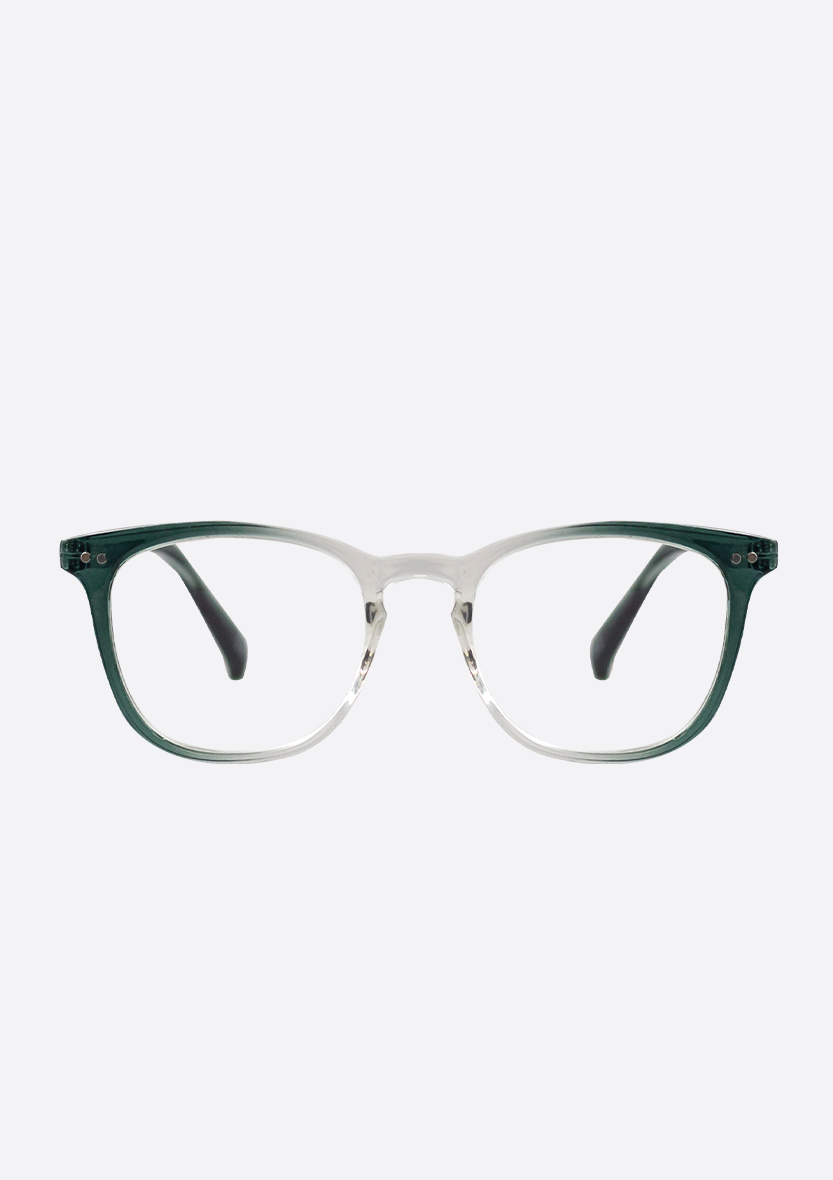 READING GLASSES - EUROPA CRYSTAL GRADIENT GREEN