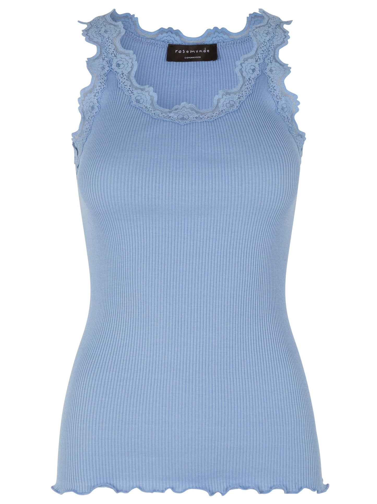 Iconic Silk top w/lace - NEW COLORS