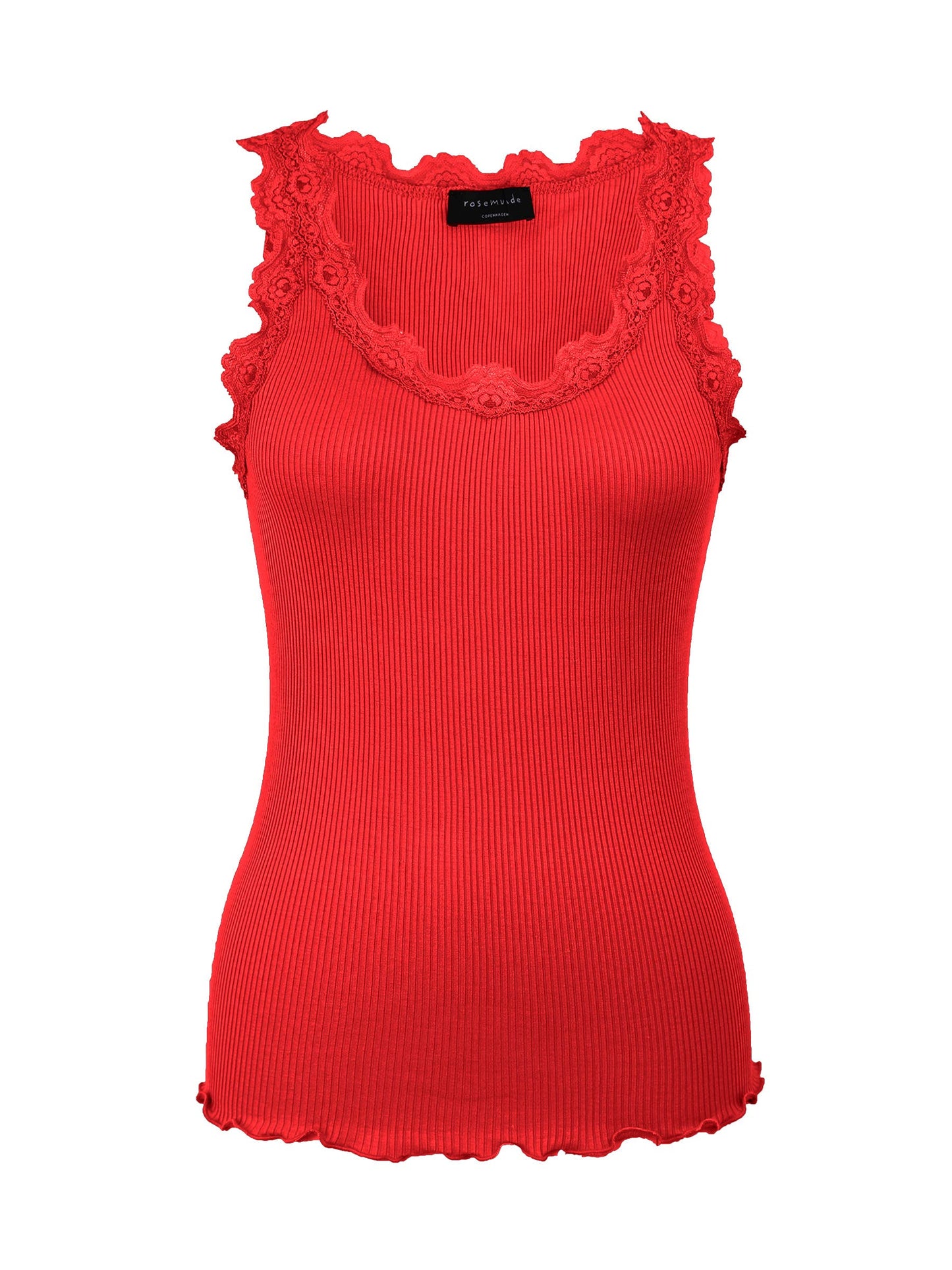 Silk Top w/lace - Rosemunde